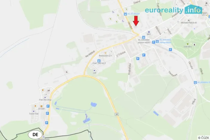 Prodej činžovního domu, Aš, Okružní, 1497 m2