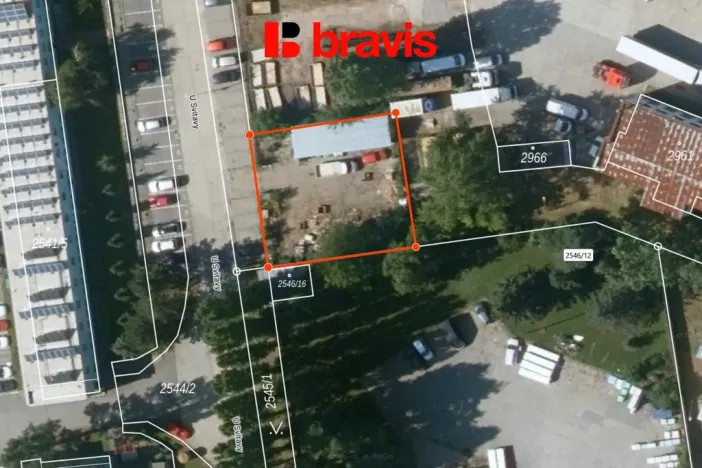 Pronájem komerčního pozemku, Brno, U Svitavy, 550 m2