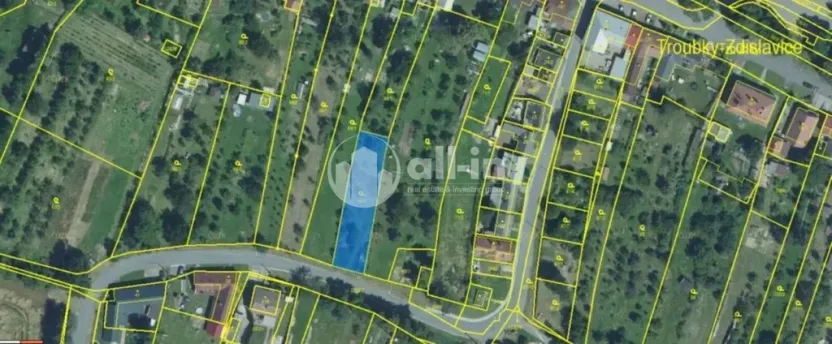 Prodej pozemku pro bydlení, Troubky-Zdislavice - Troubky, 821 m2