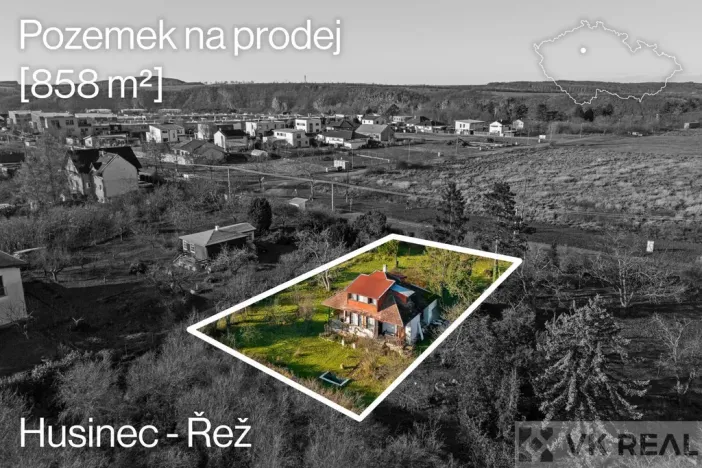 Prodej pozemku pro bydlení, Husinec, Husinecká, 858 m2