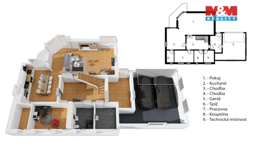 Prodej rodinného domu, Horoměřice, Benedikta Roezla, 310 m2