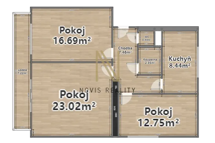 Pronájem bytu 3+1, Klatovy - Točník, 78 m2