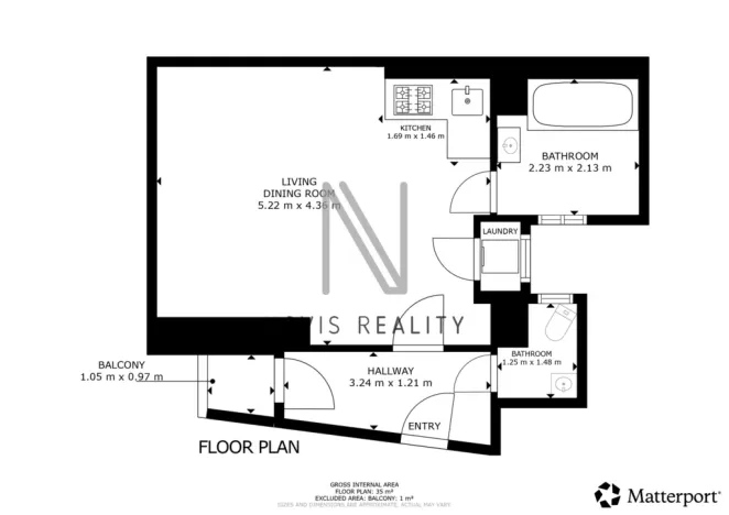 Prodej bytu 1+kk, Praha - Bubeneč, N. A. Někrasova, 33 m2