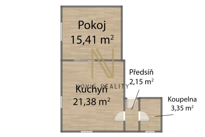 Pronájem bytu 2+kk, Železná Ruda - Špičák, 42 m2