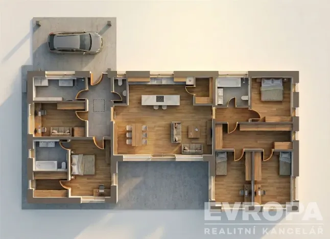 Prodej rodinného domu, Bystřice - Opřetice, 205 m2