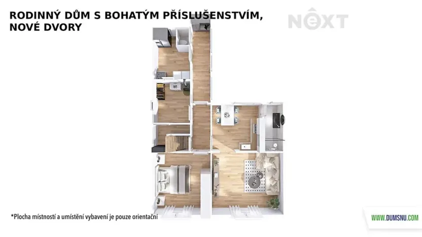 Prodej rodinného domu, Náměšť na Hané, Nové Dvory, 70 m2