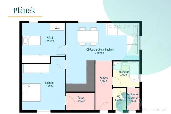 Prodej rodinného domu, Želeč, 82 m2