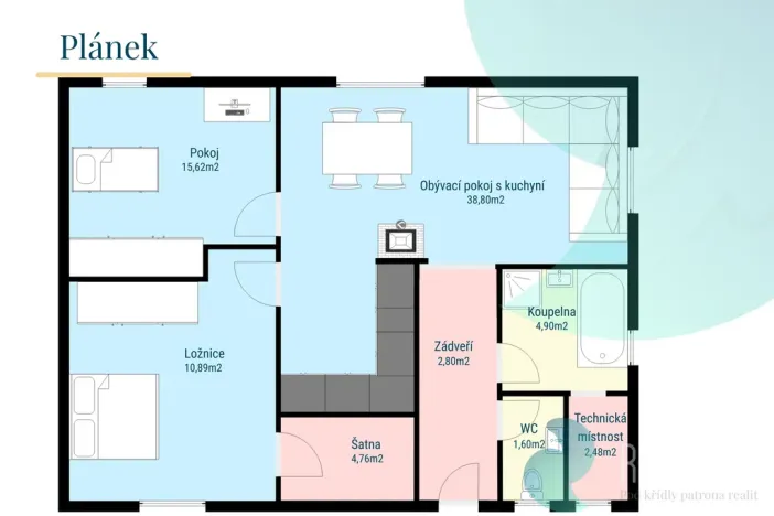 Prodej rodinného domu, Želeč, 82 m2