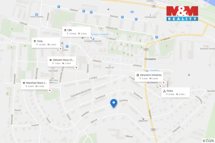 Pronájem bytu 3+kk, Chvaletice, Dukelská, 75 m2