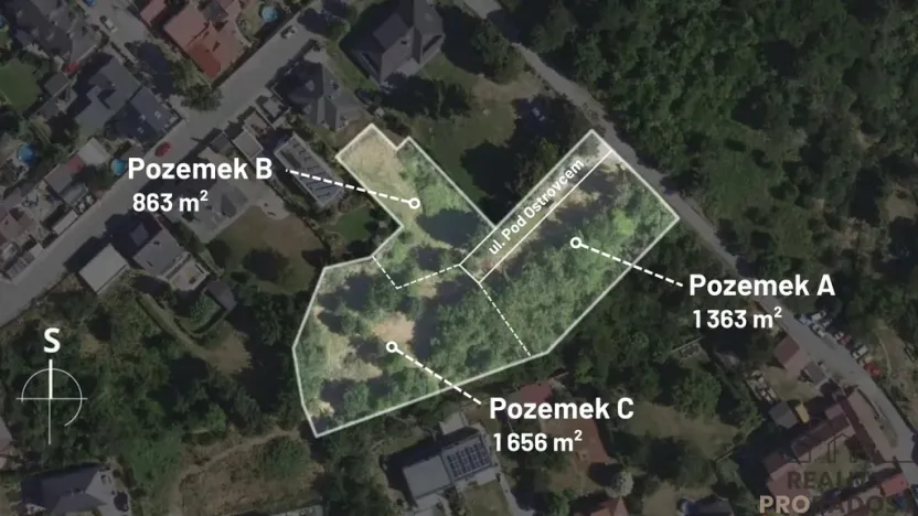 Prodej pozemku pro bydlení, Kladno, Rud. Knotka, 4189 m2