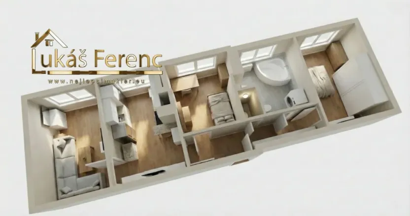 Pronájem bytu 3+1, Milovice - Mladá, Spojovací, 67 m2