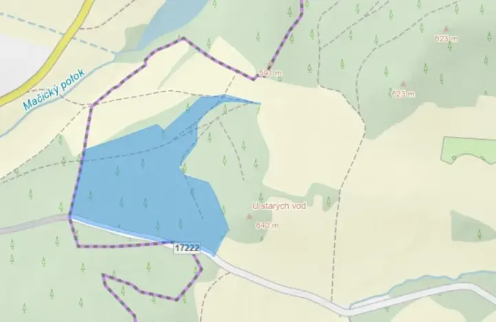 Prodej lesa, Volenice, 84000 m2