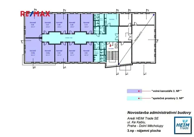 Pronájem kanceláře, Praha - Dolní Měcholupy, Ke Kablu, 39 m2
