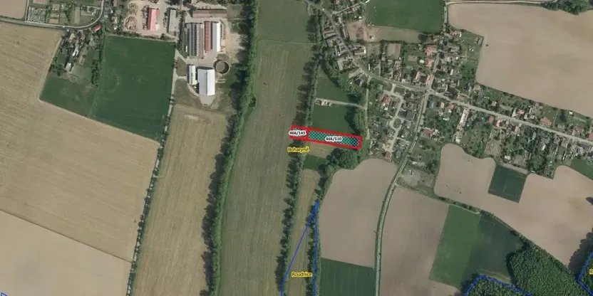 Prodej louky, Boharyně, 4624 m2