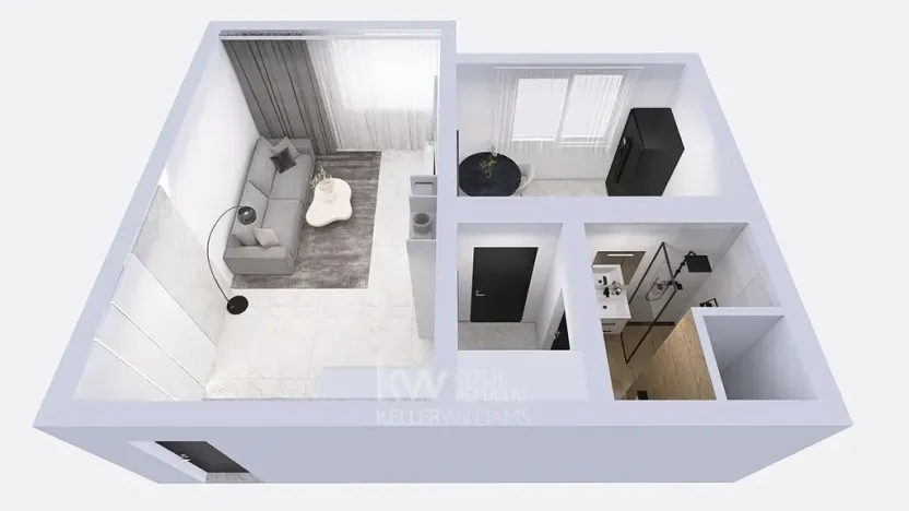 Prodej bytu 1+1, Praha - Troja, Olštýnská, 43 m2