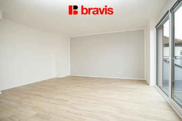 Pronájem bytu 2+kk, Brno, Auerswaldova, 51 m2