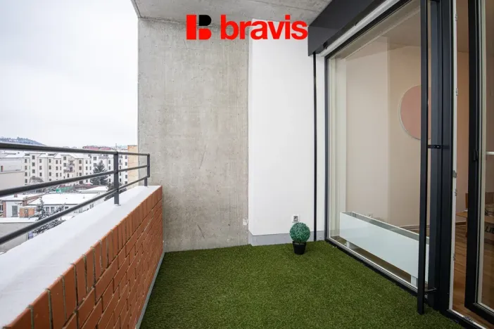 Pronájem bytu 2+kk, Brno - Staré Brno, Křídlovická, 48 m2