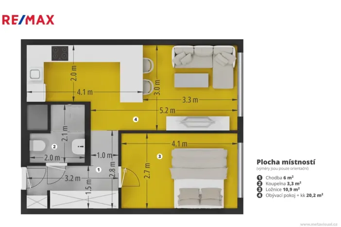 Prodej bytu 2+kk, Praha - Černý Most, Breitcetlova, 46 m2