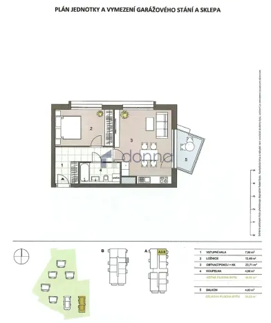 Pronájem bytu 2+kk, Praha, Univerzitní, 51 m2