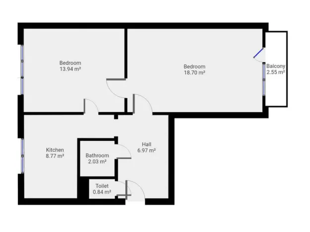Prodej bytu 2+1, Praha - Malešice, Počernická, 54 m2