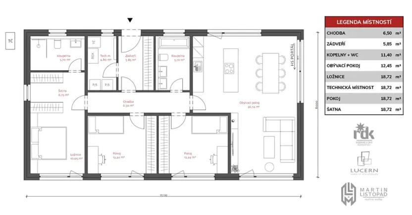 Prodej rodinného domu, Komárov, 107 m2