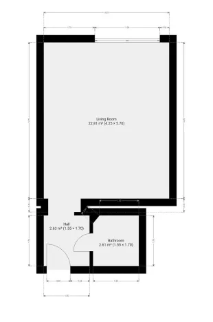 Pronájem bytu 1+kk, Praha - Nusle, U křížku, 28 m2