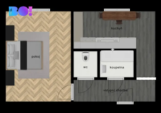 Prodej bytu 1+1, Havířov, Dělnická, 32 m2