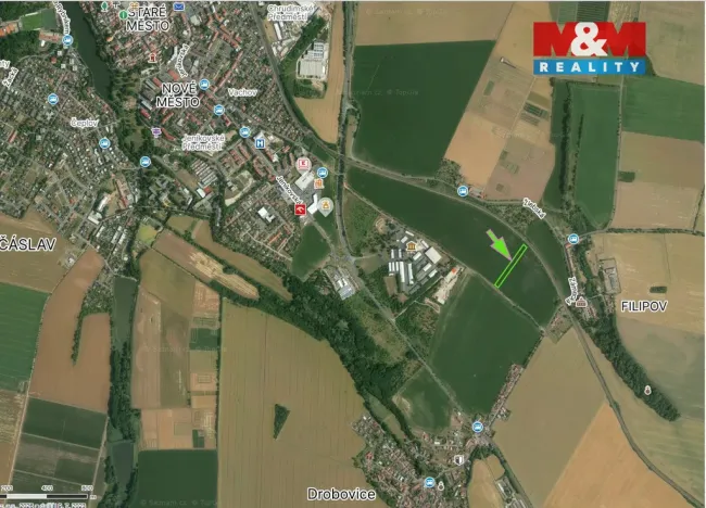 Prodej pole, Čáslav - Filipov, 5509 m2