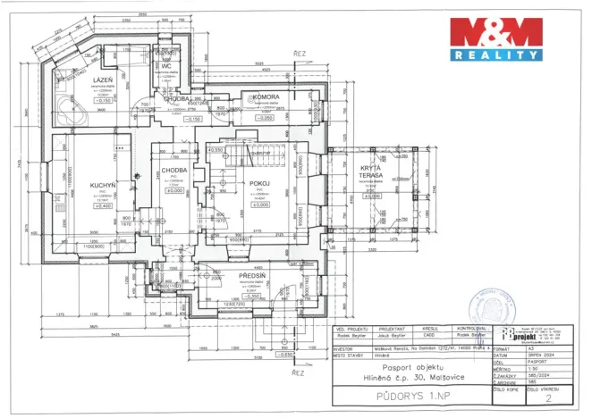 Prodej rodinného domu, Malšovice - Hliněná, 104 m2