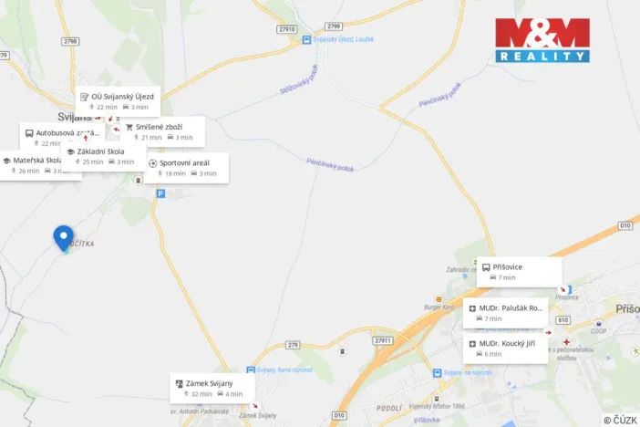 Prodej pozemku pro bydlení, Svijanský Újezd - Močítka, 33850 m2