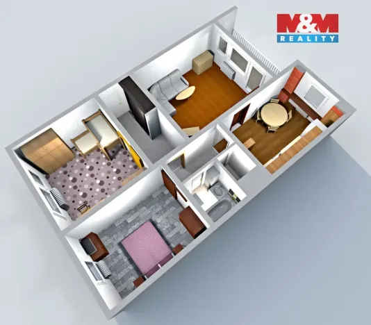 Prodej bytu 3+1, Česká Lípa, Hradecká, 75 m2