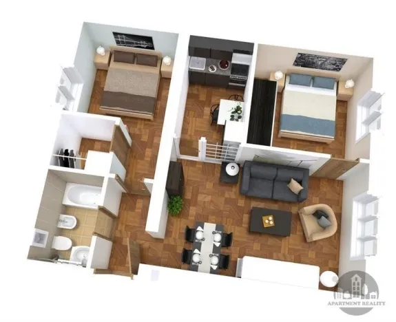 Pronájem bytu 3+1, Praha - Žižkov, Cimburkova, 65 m2