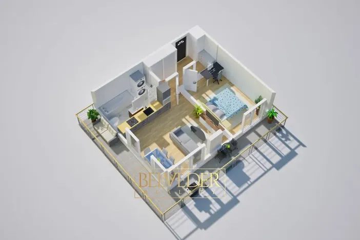 Prodej bytu 2+kk, Praha - Hodkovičky, Šenácká, 53 m2