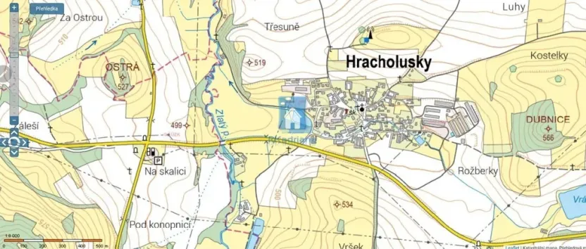 Prodej louky, Hracholusky, 6509 m2