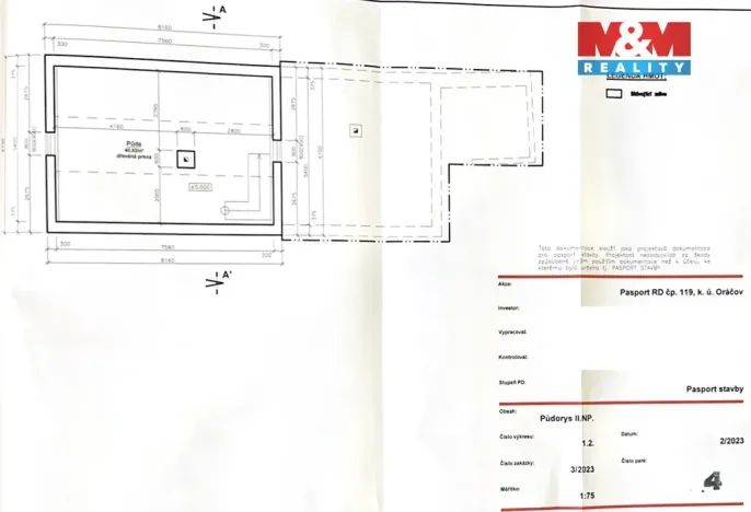Prodej rodinného domu, Oráčov, 113 m2