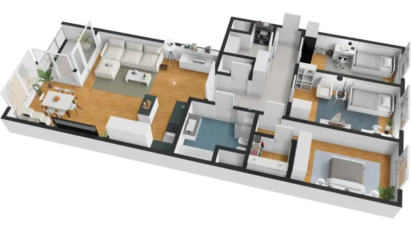 Prodej bytu 4+kk, Praha - Libeň, Nad Okrouhlíkem, 113 m2