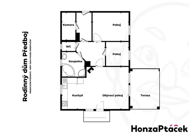 Prodej rodinného domu, Předboj, Krátká, 66 m2