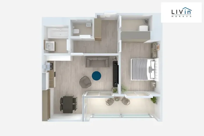 Pronájem bytu 2+kk, Olomouc, Ostrovní, 65 m2