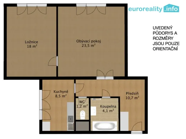 Prodej bytu 2+1, Plzeň, Ke Sv. Jiří, 66 m2