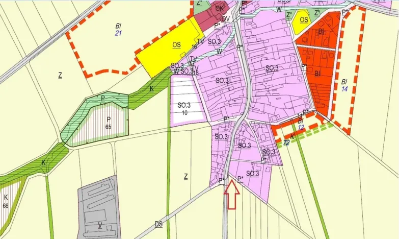 Prodej pozemku pro bydlení, Zlobice, 828 m2