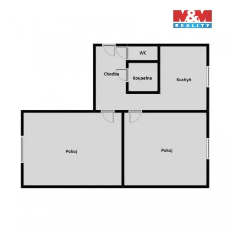 Prodej bytu 2+1, Most, Mladé gardy, 54 m2