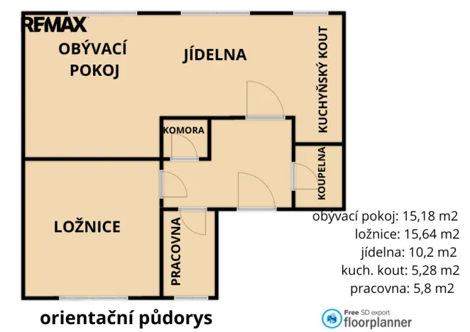 Prodej bytu 3+kk, Moravské Budějovice, Husova, 79 m2