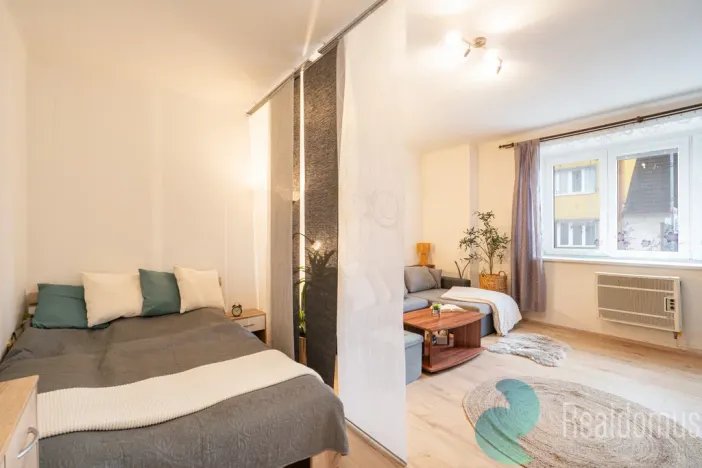 Prodej bytu 1+1, Lišov, třída 5. května, 42 m2