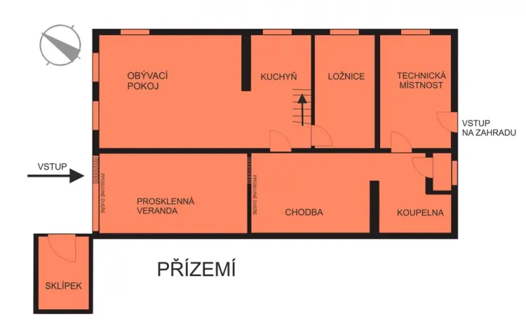 Prodej rodinného domu, Lhota pod Hořičkami - Světlá, 137 m2