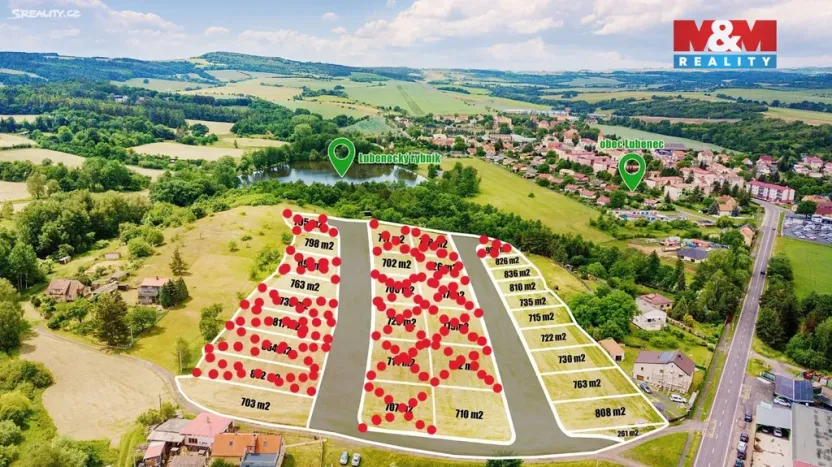 Prodej pozemku pro bydlení, Lubenec, 735 m2
