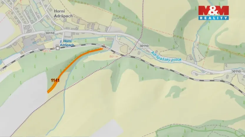 Prodej lesa, Adršpach - Horní Adršpach, 1466 m2