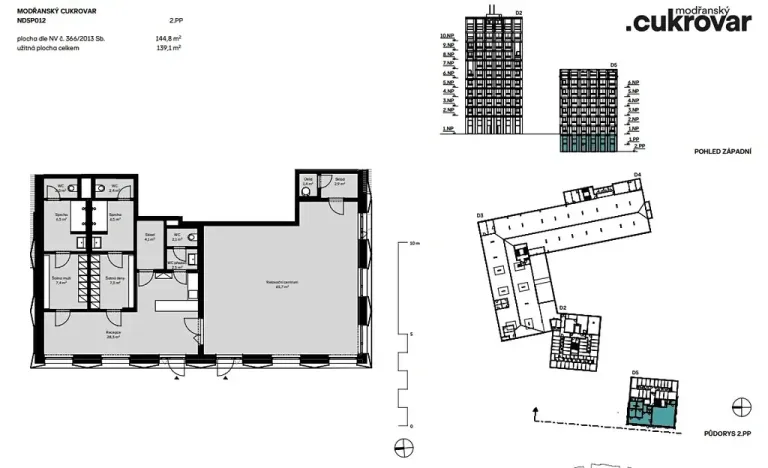 Prodej komerční nemovitosti, Praha, Kolmanova, 139 m2