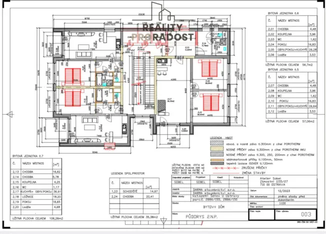 Prodej bytu 2+kk, Šenov, Do Dědiny, 55 m2