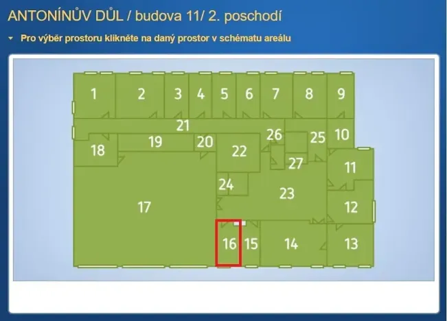 Pronájem kanceláře, Jihlava, 18 m2