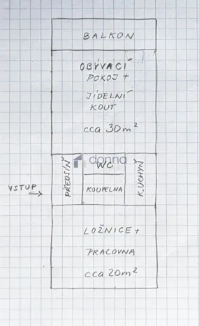 Pronájem bytu 2+kk, Praha, Tajovského, 69 m2